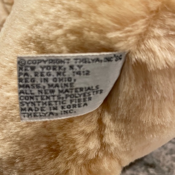 Vintage 1980 stuffed animal pig. Thelya toys - Picture 6 of 7